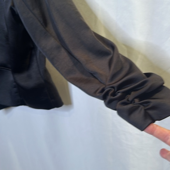 Generation Love Colleen Satin moto lightweight black jacket.  Size L.  EUC - Picture 4 of 5